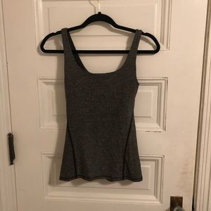 Lululemon Grey Tank Top Size 4 Like New